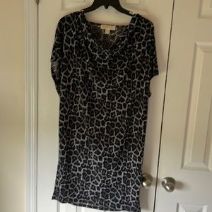 Leopard print dress